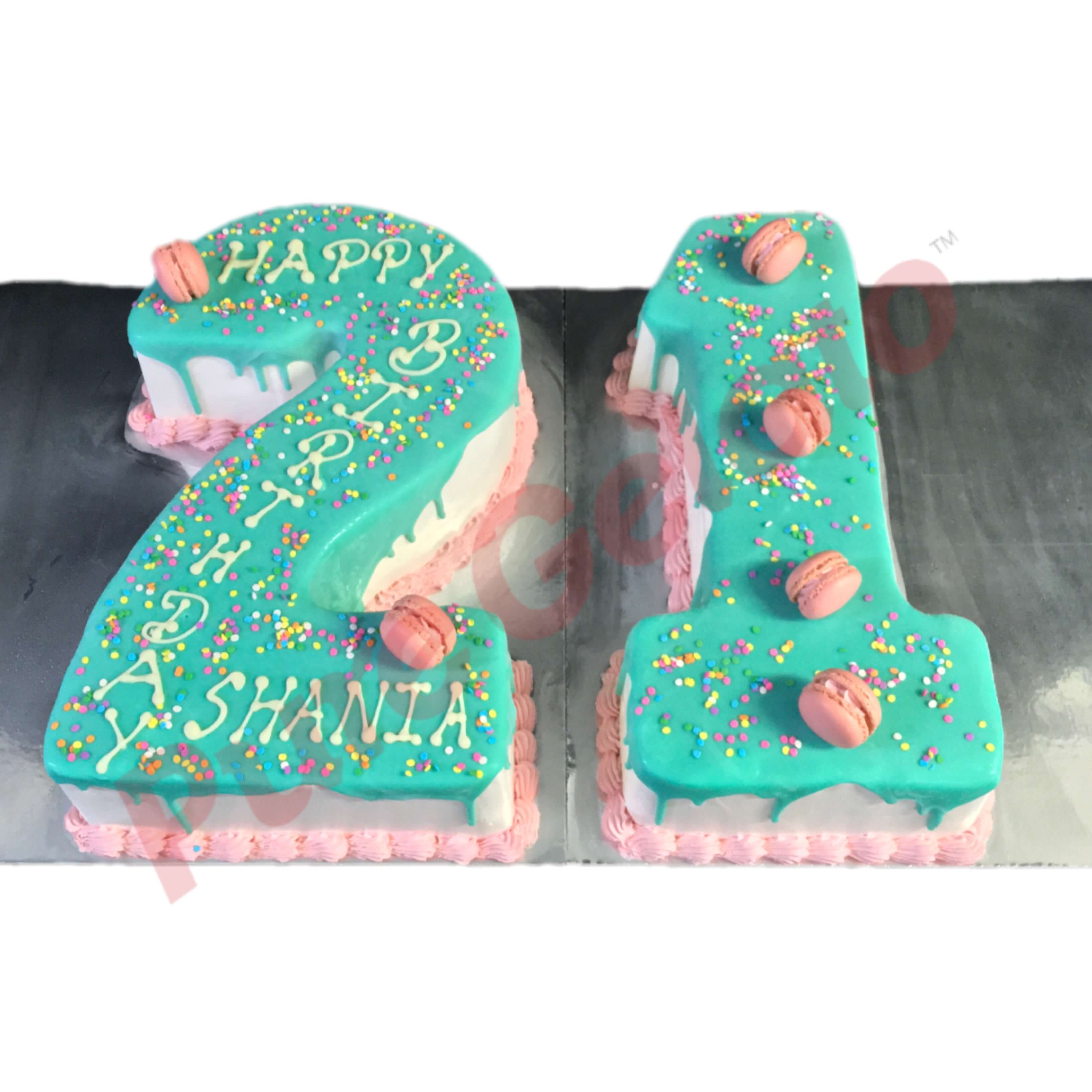 Numeral Cakes (Double Digits)